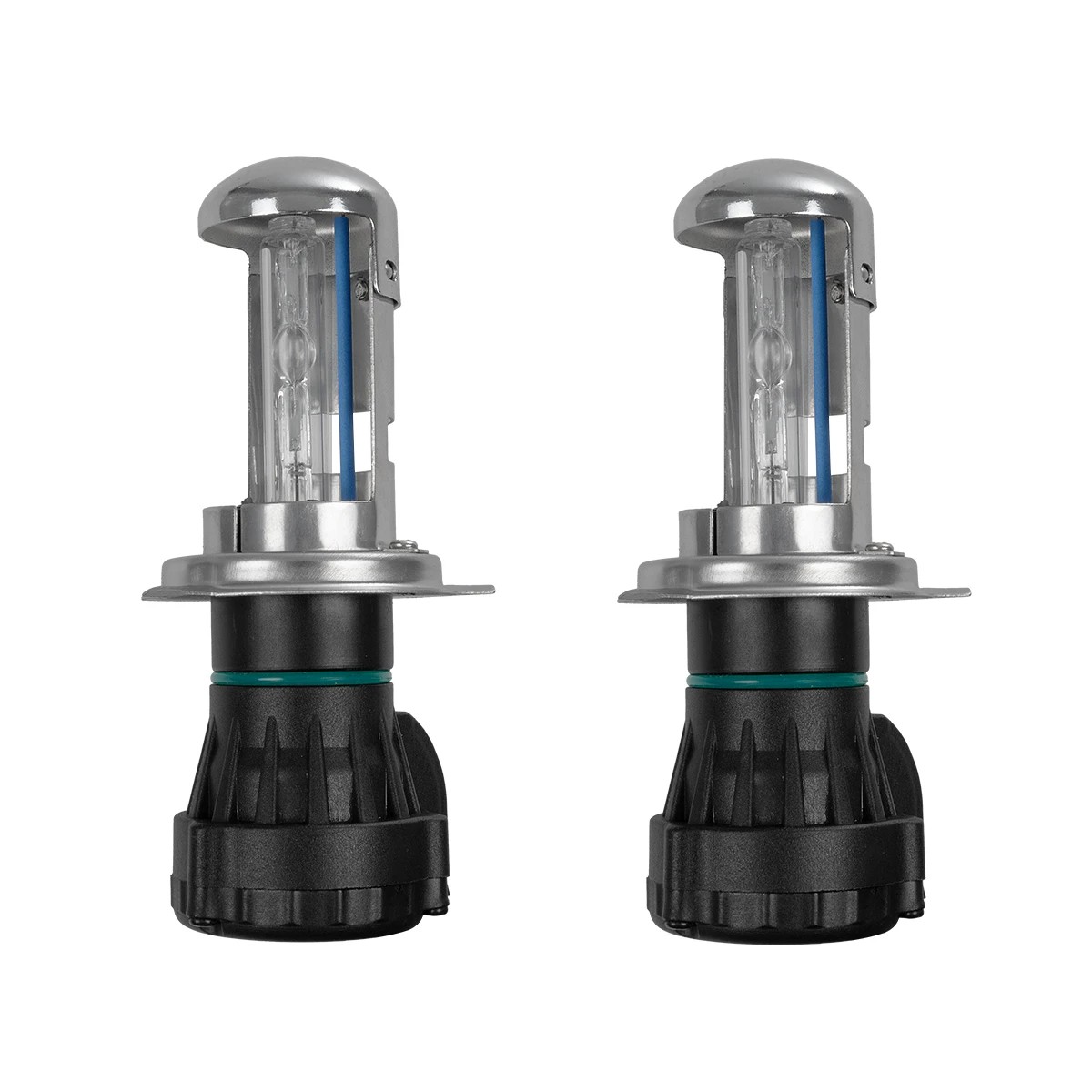 GLOBOSTAR® HID 84047 Λάμπα Xenon H4 H/L Super Vision Υψηλής Φωτεινότητας +30% 35W/70W 3500lm/7000lm 360° DC 12V Αδιάβροχο IP65 Ultra Ψυχρό Λευκό 8000K - Μ4.8 x Π4.8 x Υ10.2cm - Πακέτο 2 Τεμαχίων - 2 Χρόνια Εγγύηση - Image 3