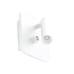 LED ΑΠΛΙΚΑ ΣΠΟΤ ΤΟΙΧΟΥ ΤΕΤΡΑΓΩΝΗ 9W ΛΕΥΚΗ - 3-6610