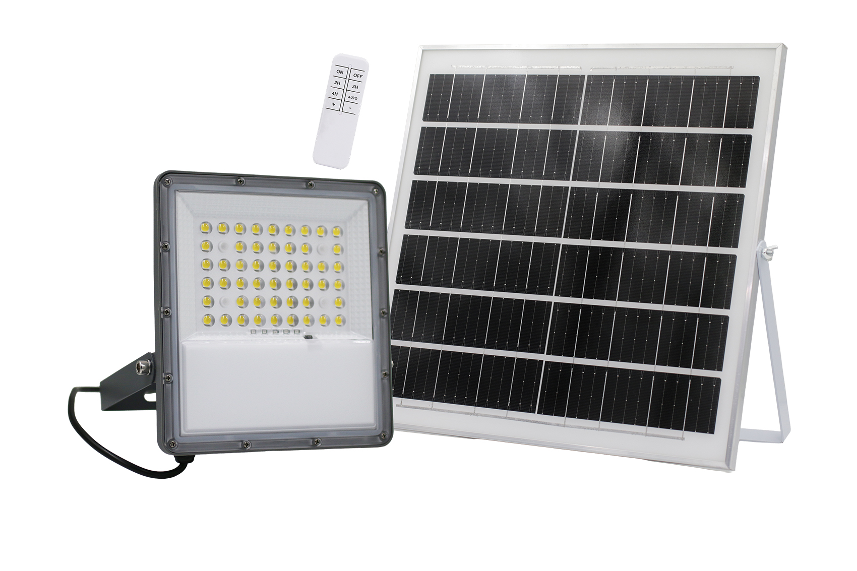 ΗΛΙΑΚΟΣ ΠΡΟΒΟΛΕΑΣ LED ME ΑΝΙΧΝΕΥΤΗ ΚΙΝΗΣΗΣ 50W 600lm 4000Κ ΓΚΡΙ