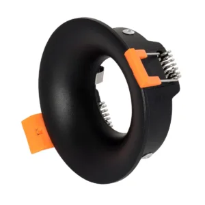 kelvo® OMICRON KLV-101-0034 Χωνευτό Φωτιστικό Downlight Σποτ για Λάμπα MR16 με Ντουί GU10 AC 220-240V IP20 - Μαύρο Ματ - Μ8.5 x Π8.5 x Υ3cm / Q7.5cm