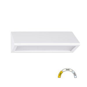 LED ΦΩΤΙΣΤΙΚΟ PC ΕΠΙΤΟΙΧΟ ΤΡΙΓΩΝΟ 8W CCT IP65 ΛΕΥΚΟ