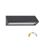 LED ΦΩΤΙΣΤΙΚΟ PC ΕΠΙΤΟΙΧΟ ΤΡΙΓΩΝΟ 8W CCT IP65 ΓΡΑΦΙΤΗΣ - 9-9818