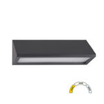 LED ΦΩΤΙΣΤΙΚΟ PC ΕΠΙΤΟΙΧΟ ΤΡΙΓΩΝΟ 8W CCT IP65 ΓΡΑΦΙΤΗΣ - 9-9818