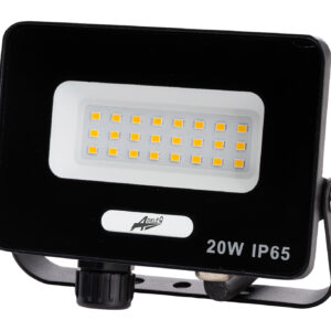 ΠΡΟΒΟΛΕΑΣ LED ΚΑΙ ΓΙΑ ΑΝΙΧΝΕΥΤΗ ΚΙΝΗΣΗΣ 20W 230V 4000K IP65 ΜΑΥΡΟΣ