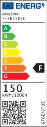 ΠΡΟΒΟΛΕΑΣ LED 150W 230V 6500K ΚΑΙ ΓΙΑ ΑΝΙΧΝΕΥΤΗ ΚΙΝΗΣ.IP65 ΜΑΥΡΟΣ - 3-3615010 - Image 2