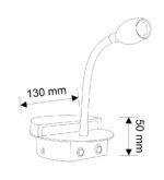 LED ΑΠΛΙΚΑ & ΣΠΟΤ ΤΟΙΧΟΥ ΣΤΡΟΓΓΥΛΗ 9W ΛΕΥΚΗ - 3-6630 - Image 2