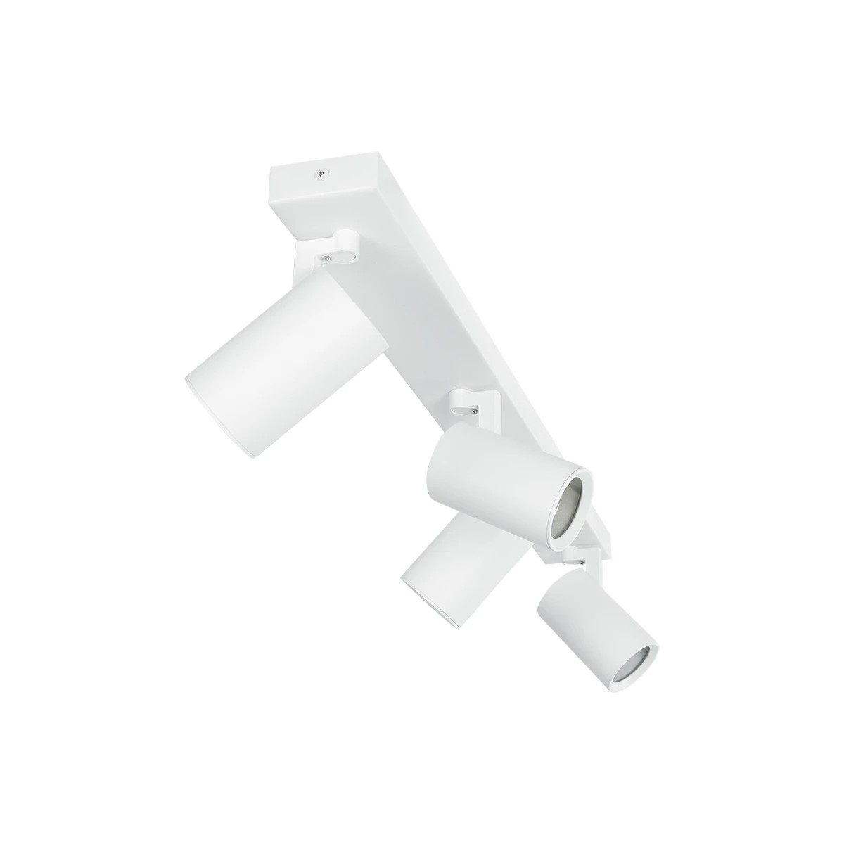 kelvo® SPOTA KLV-101-0141 Κινούμενο Φωτιστικό Σποτ Οροφής για 4 Λάμπες MR16 με Ντουί GU10 AC 220-240V IP20 - Λευκό Ματ - Μ64 x Π6 x Υ14cm - Image 8