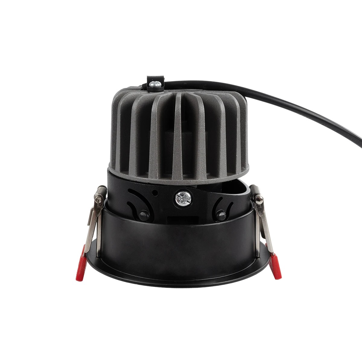 kelvo® ASYMMETRICAL KLV-101-0130 Χωνευτό Φωτιστικό Downlight Σποτ LED 7W 840lm 15°x30° AC 220-240V IP20 Θερμό Λευκό 2700K - Bridgelux COB Chip & TÜV SÜD Driver - Μαύρο Ματ - Μ8.3 x Π8.3 x Υ8.2cm / Q7.3cm - 5 Χρόνια Εγγύηση - Image 5