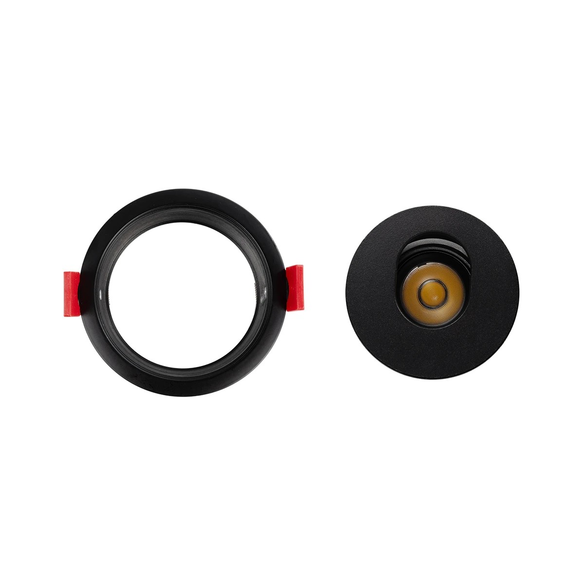 kelvo® ASYMMETRICAL KLV-101-0130 Χωνευτό Φωτιστικό Downlight Σποτ LED 7W 840lm 15°x30° AC 220-240V IP20 Θερμό Λευκό 2700K - Bridgelux COB Chip & TÜV SÜD Driver - Μαύρο Ματ - Μ8.3 x Π8.3 x Υ8.2cm / Q7.3cm - 5 Χρόνια Εγγύηση - Image 7