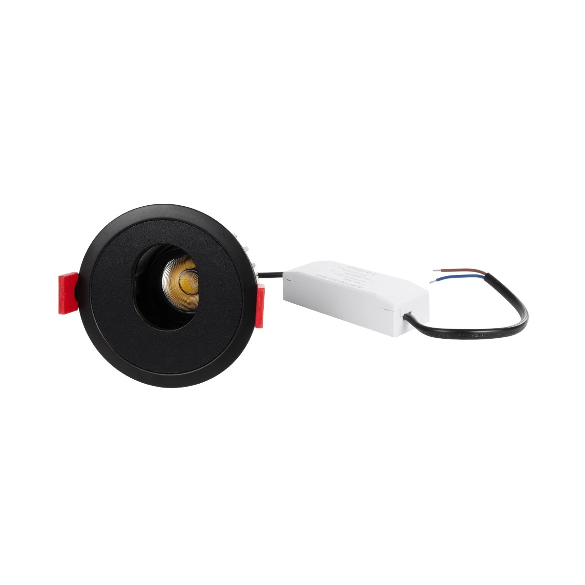 kelvo® ASYMMETRICAL KLV-101-0130 Χωνευτό Φωτιστικό Downlight Σποτ LED 7W 840lm 15°x30° AC 220-240V IP20 Θερμό Λευκό 2700K - Bridgelux COB Chip & TÜV SÜD Driver - Μαύρο Ματ - Μ8.3 x Π8.3 x Υ8.2cm / Q7.3cm - 5 Χρόνια Εγγύηση - Image 9