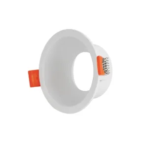 kelvo® DELTA KLV-101-0033 Χωνευτό Φωτιστικό Downlight Σποτ για Λάμπα MR16 με Ντουί GU10 AC 220-240V IP20 - Λευκό Ματ - Μ8.5 x Π8.5 x Υ3.5cm / Q7.5cm