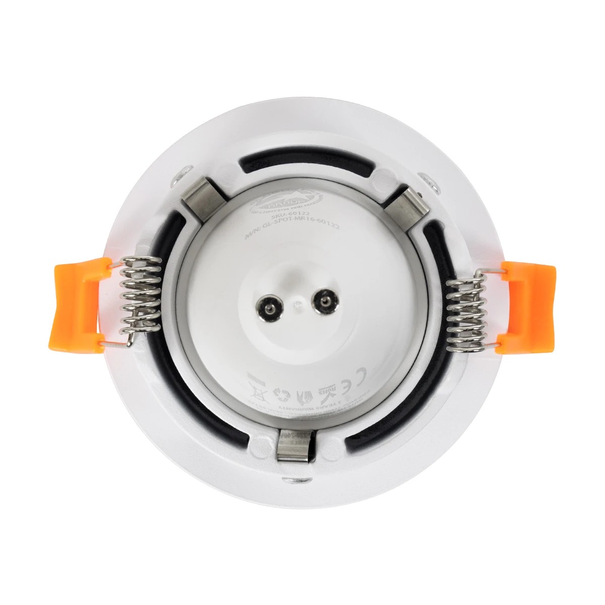 kelvo® OMICRON KLV-101-0035 Χωνευτό Φωτιστικό Downlight Σποτ για Λάμπα MR16 με Ντουί GU10 AC 220-240V IP20 - Λευκό Ματ - Μ8.5 x Π8.5 x Υ3cm / Q7.5cm - Image 4