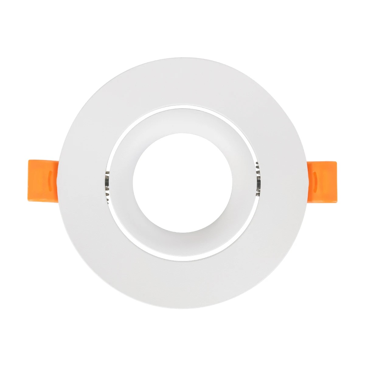 kelvo® OMEGA KLV-101-0037 Χωνευτό Κινούμενο Φωτιστικό Downlight Σποτ για Λάμπα MR16 με Ντουί GU10 AC 220-240V IP20 - Λευκό Ματ - Μ10.5 x Π10.5 x Υ2.2cm / Q7.5cm - Image 2
