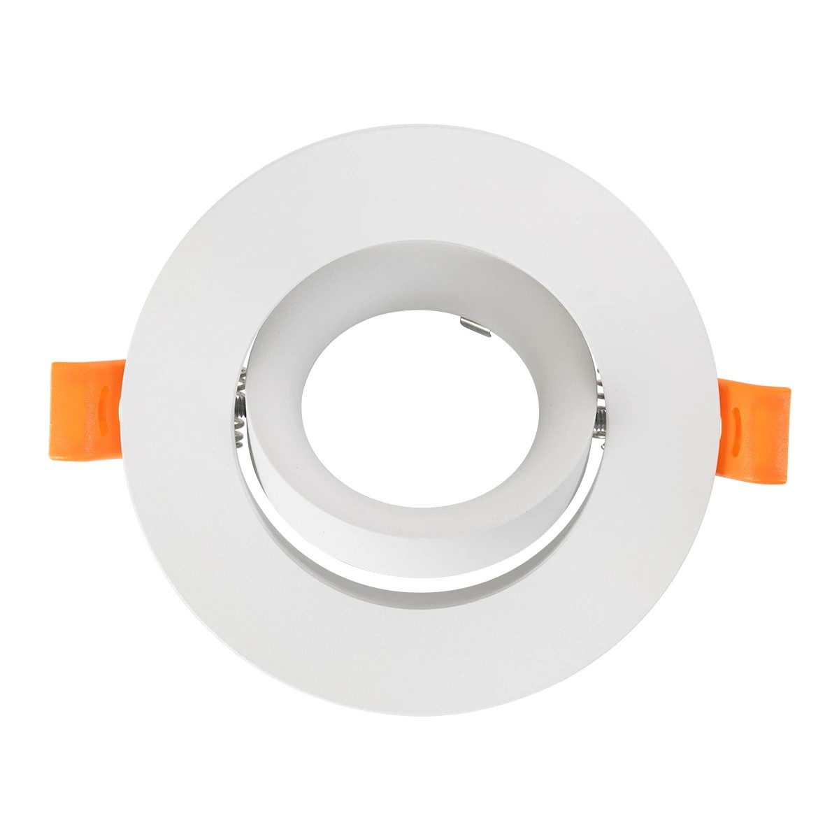kelvo® OMEGA KLV-101-0037 Χωνευτό Κινούμενο Φωτιστικό Downlight Σποτ για Λάμπα MR16 με Ντουί GU10 AC 220-240V IP20 - Λευκό Ματ - Μ10.5 x Π10.5 x Υ2.2cm / Q7.5cm - Image 3