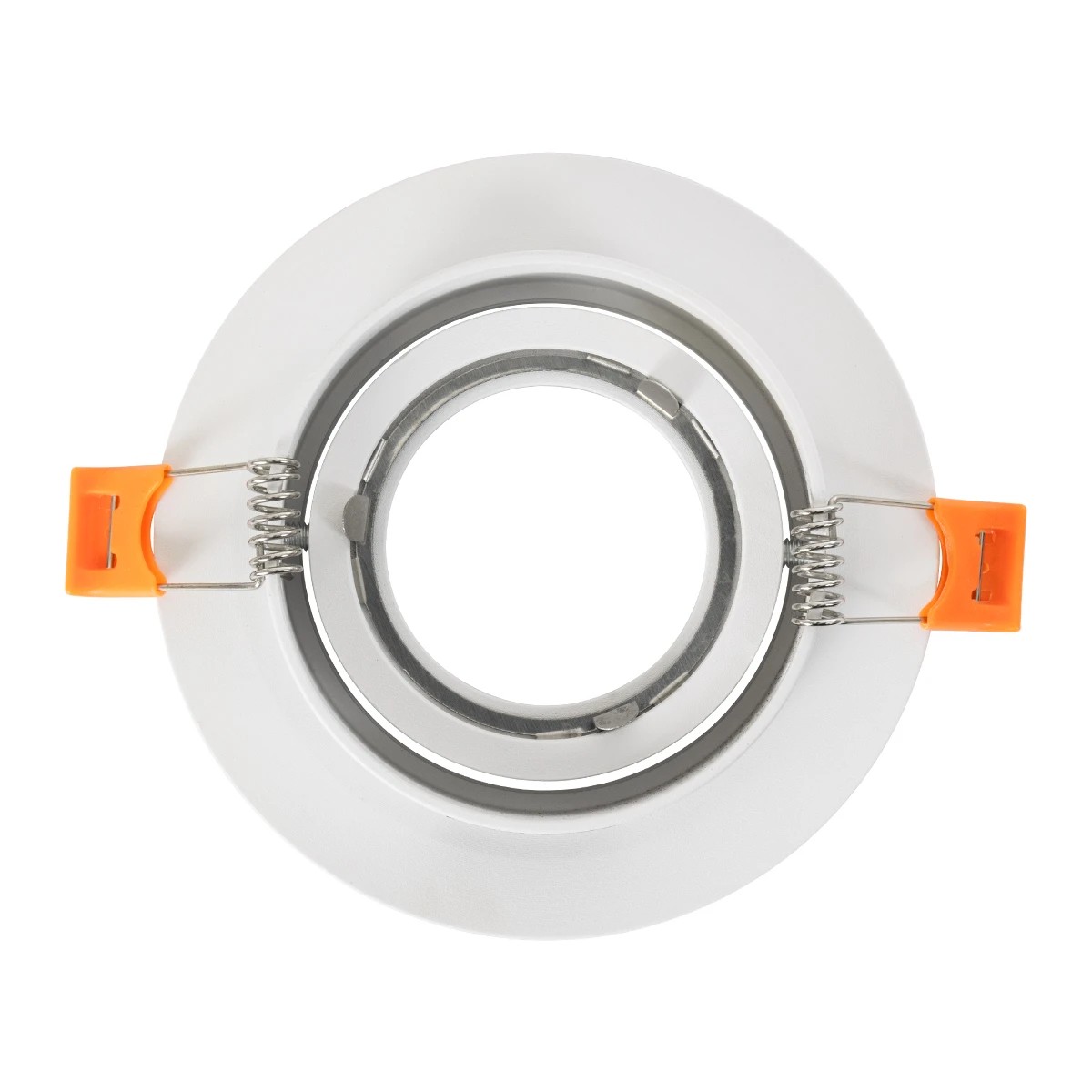 kelvo® OMEGA KLV-101-0037 Χωνευτό Κινούμενο Φωτιστικό Downlight Σποτ για Λάμπα MR16 με Ντουί GU10 AC 220-240V IP20 - Λευκό Ματ - Μ10.5 x Π10.5 x Υ2.2cm / Q7.5cm - Image 4