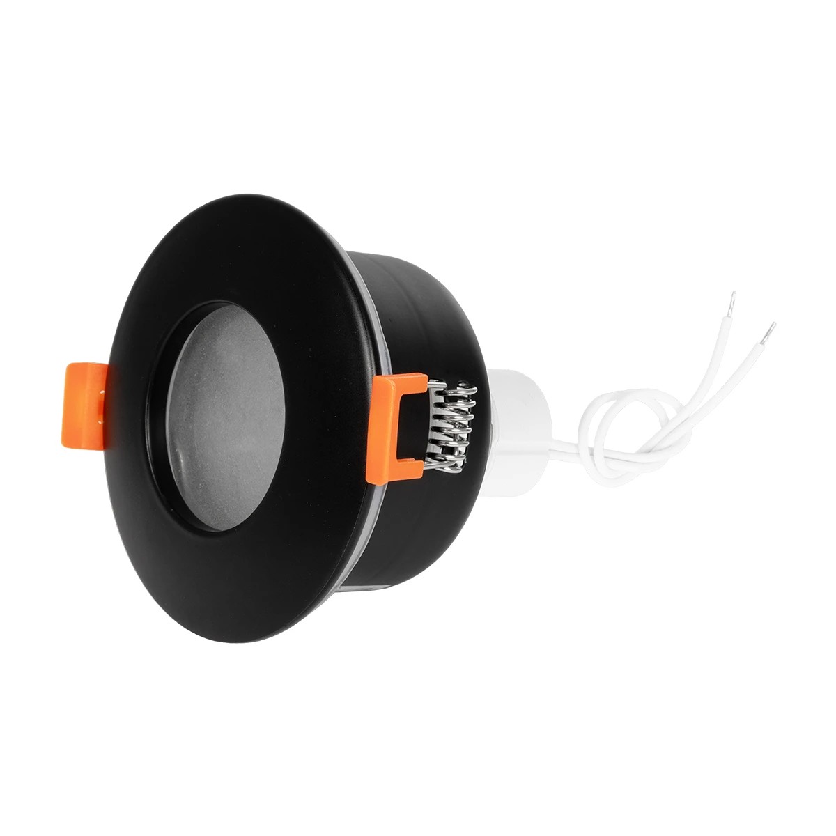 kelvo® KAPA KLV-101-0038 Χωνευτό Φωτιστικό Downlight Σποτ Μπάνιου για Λάμπα MR16 με Ντουί GU10 AC 220-240V Αδιάβροχο IP65 - Μαύρο Ματ - Μ8.5 x Π8.5 x Υ4.2cm / Q7.5cm - Image 5