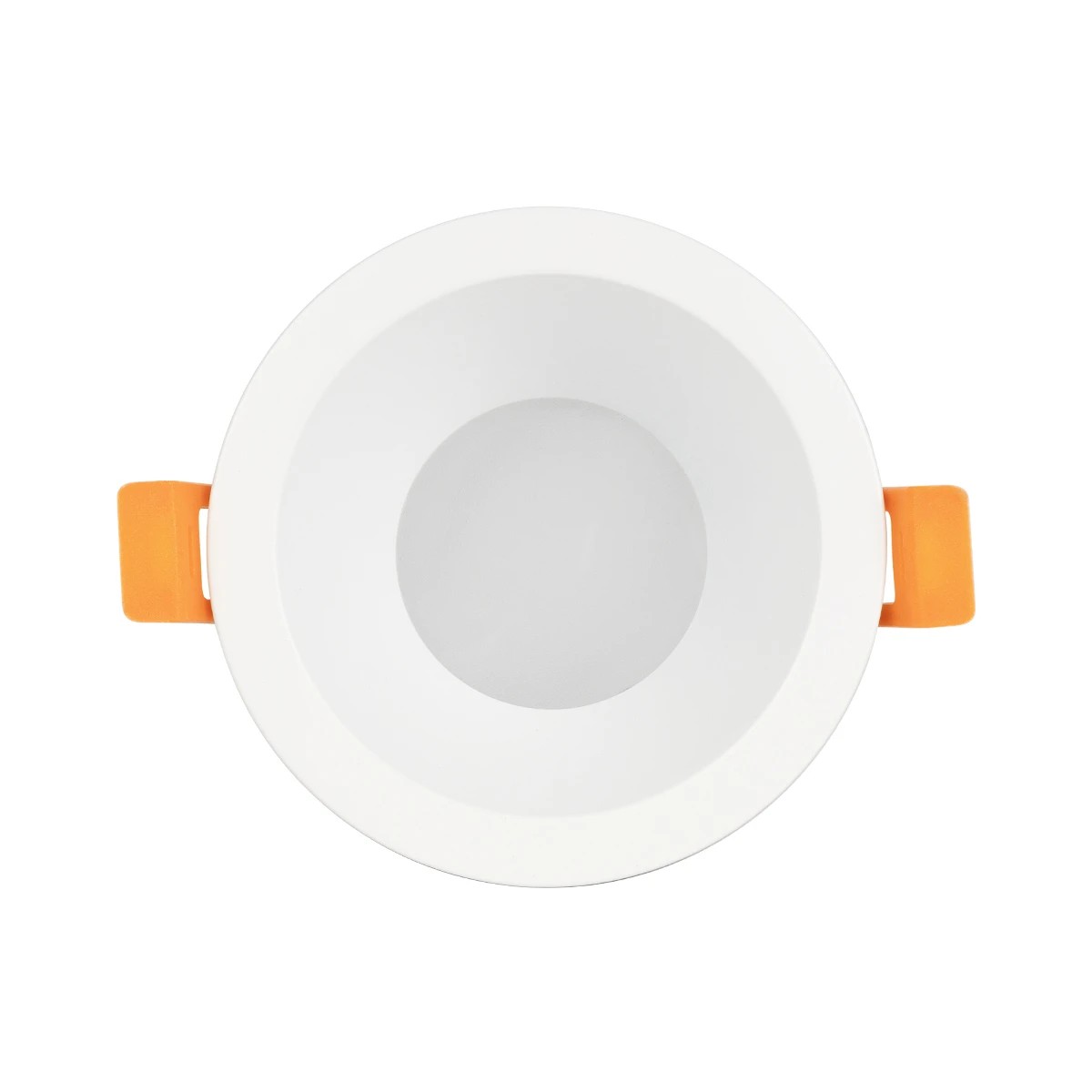 kelvo® SIGMA KLV-101-0042 Χωνευτό Φωτιστικό Downlight Σποτ Μπάνιου για Λάμπα MR16 με Ντουί GU10 AC 220-240V Αδιάβροχο IP65 - Λευκό Ματ - Μ8.5 x Π8.5 x Υ4.4cm / Q7.5cm - Image 2