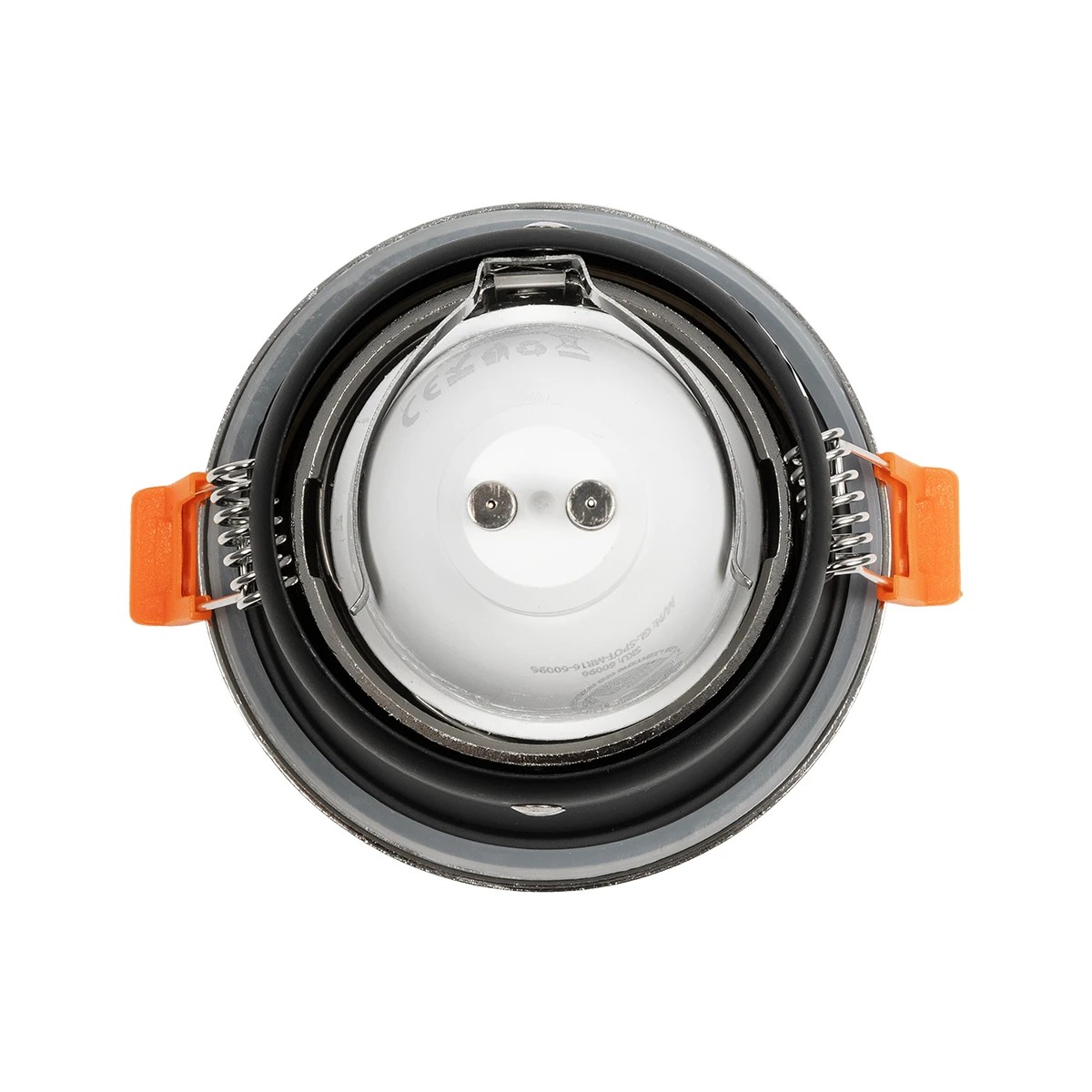 kelvo® SIGMA KLV-101-0043 Χωνευτό Φωτιστικό Downlight Σποτ Μπάνιου για Λάμπα MR16 με Ντουί GU10 AC 220-240V Αδιάβροχο IP65 - Νίκελ Βούρτσας - Μ8.5 x Π8.5 x Υ4.4cm / Q7.5cm - Image 4