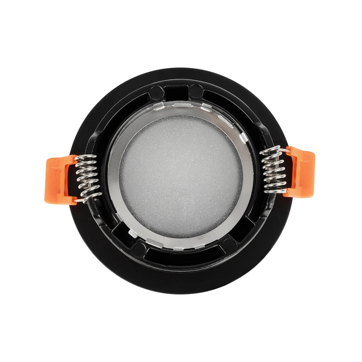 kelvo® LAMDA KLV-101-0044 Χωνευτό Φωτιστικό Downlight Σποτ Μπάνιου για Λάμπα MR16 με Ντουί GU10 AC 220-240V Αδιάβροχο IP65 - Μαύρο Ματ - Μ8.5 x Π8.5 x Υ3.5cm / Q7.5cm - Image 3