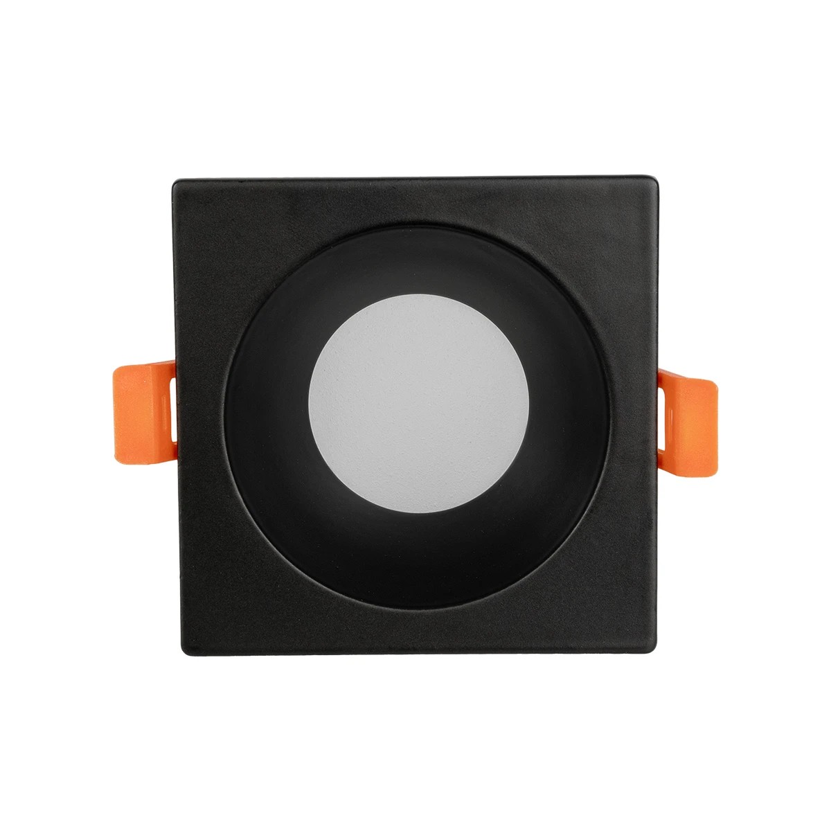 kelvo® EPSILON KLV-101-0047 Χωνευτό Φωτιστικό Downlight Σποτ Μπάνιου για Λάμπα MR16 με Ντουί GU10 AC 220-240V Αδιάβροχο IP65 - Μαύρο Ματ - Μ8.5 x Π8.5 x Υ4.4cm / Q7.5cm x 7.5cm - Image 2