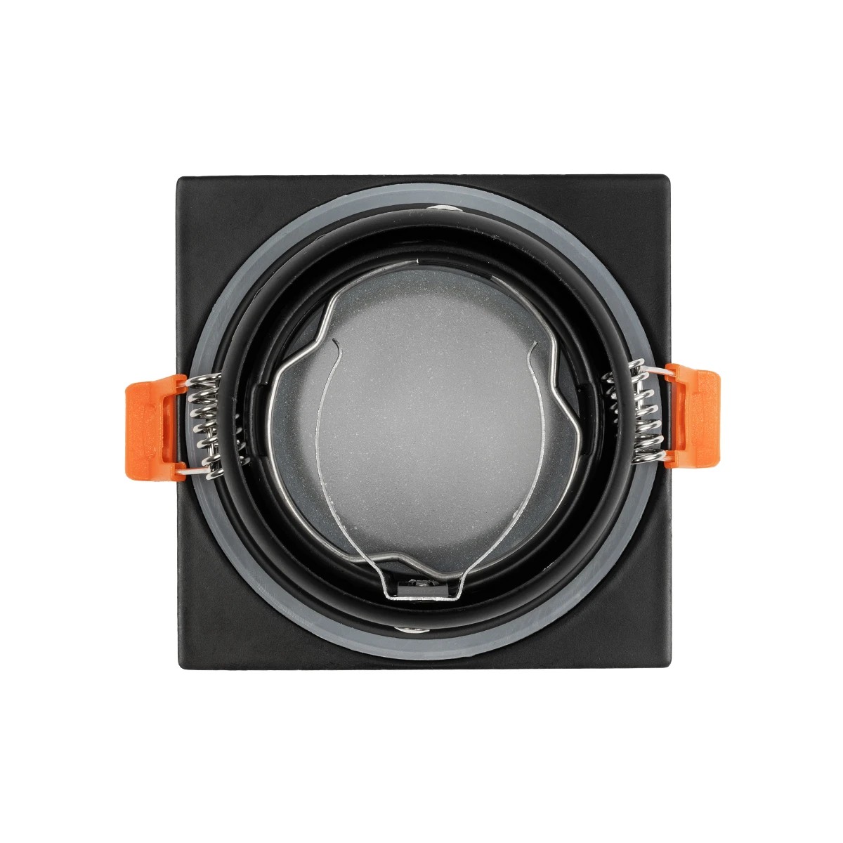 kelvo® EPSILON KLV-101-0047 Χωνευτό Φωτιστικό Downlight Σποτ Μπάνιου για Λάμπα MR16 με Ντουί GU10 AC 220-240V Αδιάβροχο IP65 - Μαύρο Ματ - Μ8.5 x Π8.5 x Υ4.4cm / Q7.5cm x 7.5cm - Image 3