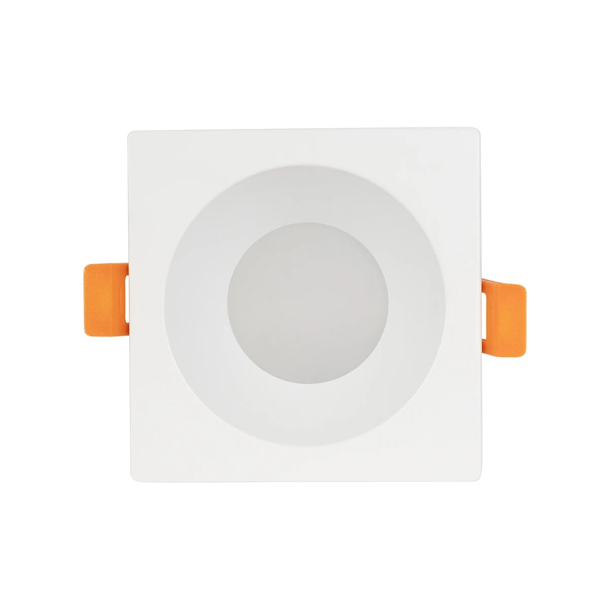 kelvo® EPSILON KLV-101-0048 Χωνευτό Φωτιστικό Downlight Σποτ Μπάνιου για Λάμπα MR16 με Ντουί GU10 AC 220-240V Αδιάβροχο IP65 - Λευκό Ματ - Μ8.5 x Π8.5 x Υ4.4cm / Q7.5cm x 7.5cm - Image 2