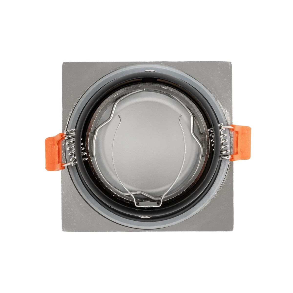kelvo® EPSILON KLV-101-0049 Χωνευτό Φωτιστικό Downlight Σποτ Μπάνιου για Λάμπα MR16 με Ντουί GU10 AC 220-240V Αδιάβροχο IP65 - Νίκελ Βούρτσας - Μ8.5 x Π8.5 x Υ4.4cm / Q7.5cm x 7.5cm - Image 3