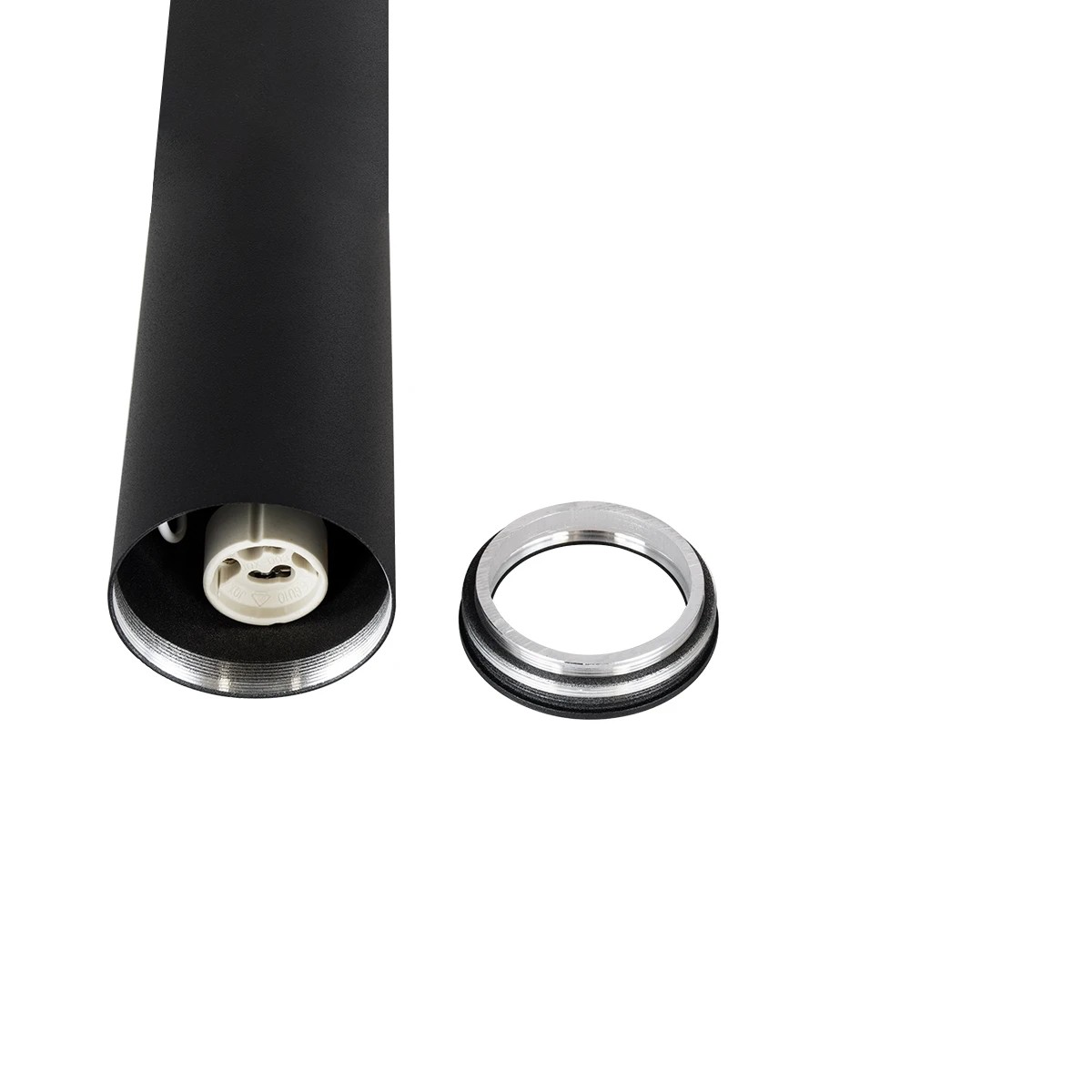 kelvo® DUCT KLV-101-0054 Φωτιστικό Downlight Σποτ για Λάμπα MR16 με Ντουί GU10 AC 220-240V IP20 - Μαύρο Ματ - Μ6 x Π6 x Υ75cm - Image 7