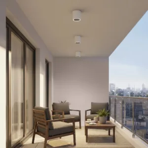 kelvo® MARETTI KLV-101-0056 Φωτιστικό Downlight Σποτ για Λάμπα MR16 με Ντουί GU10 AC 220-240V Αδιάβροχο IP65 - Λευκό Ματ - Μ9 x Π9 x Υ9cm