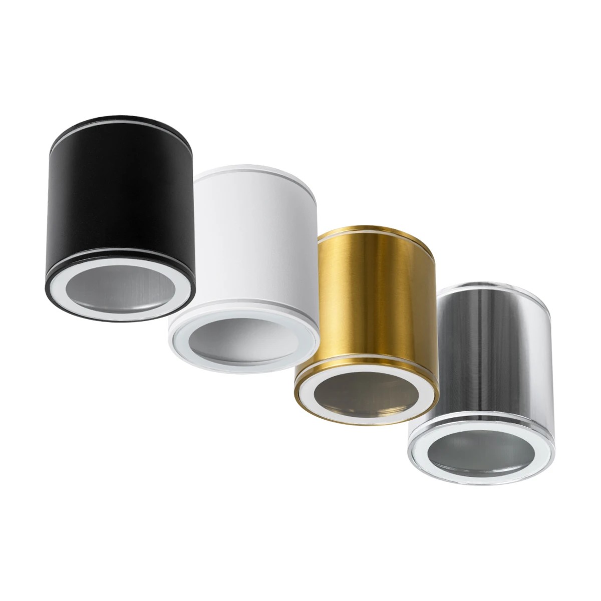 kelvo® MARETTI KLV-101-0058 Φωτιστικό Downlight Σποτ για Λάμπα MR16 με Ντουί GU10 AC 220-240V Αδιάβροχο IP65 - Χρυσό Πλατίνα - Μ9 x Π9 x Υ9cm - Image 8