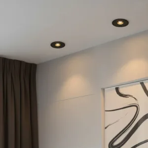 kelvo® PINADO KLV-101-0126 Χωνευτό Φωτιστικό Downlight Σποτ LED 7W 840lm 15° AC 220-240V IP20 Θερμό Λευκό 2700K - Bridgelux COB Chip & TÜV SÜD Driver - Μαύρο Ματ - Μ8.3 x Π8.3 x Υ8.2cm / Q7.3cm - 5 Χρόνια Εγγύηση