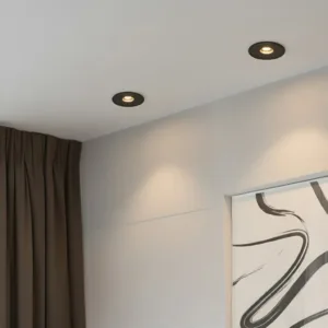 kelvo® PINADO KLV-101-0128 Χωνευτό Φωτιστικό Downlight Σποτ LED 7W 875lm 15° AC 220-240V IP20 Φυσικό Λευκό 4500K - Bridgelux COB Chip & TÜV SÜD Driver - Μαύρο Ματ - Μ8.3 x Π8.3 x Υ8.2cm / Q7.3cm - 5 Χρόνια Εγγύηση