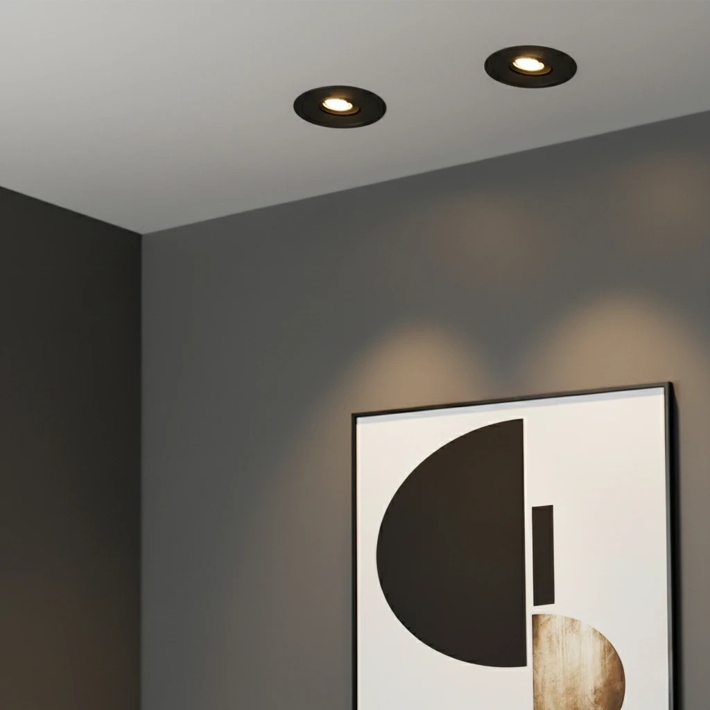 kelvo® ASYMMETRICAL KLV-101-0130 Χωνευτό Φωτιστικό Downlight Σποτ LED 7W 840lm 15°x30° AC 220-240V IP20 Θερμό Λευκό 2700K - Bridgelux COB Chip & TÜV SÜD Driver - Μαύρο Ματ - Μ8.3 x Π8.3 x Υ8.2cm / Q7.3cm - 5 Χρόνια Εγγύηση