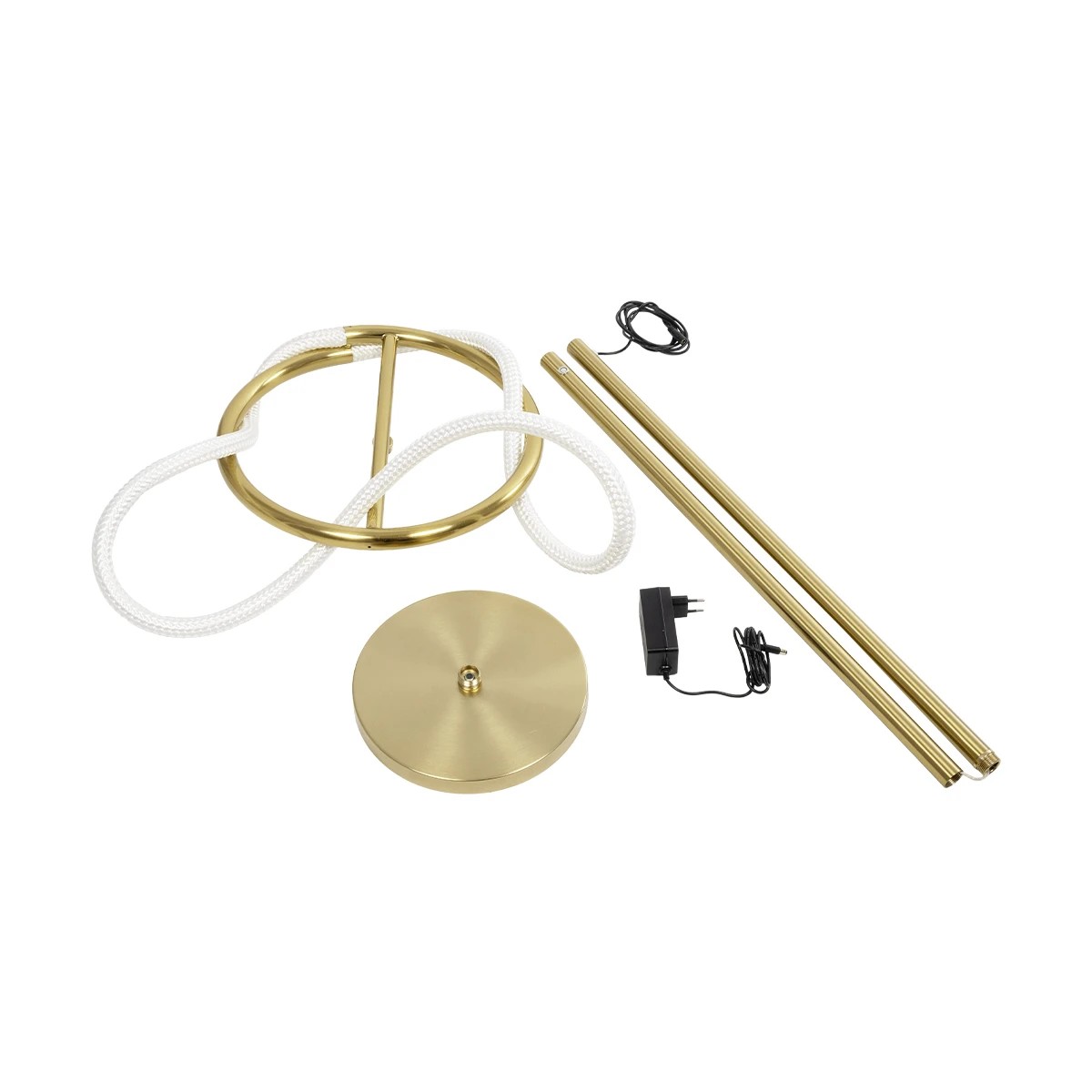 kelvo® GLOW KLV-101-0174 Επιδαπέδιο Φωτιστικό LED 30W 3000lm 360° AC 220-240V IP20 Ρυθμιζόμενο Λευκό CCT με Αφή 2700K/4500K/6000K Dimmable - Lumileds SMD Chip - Χρυσό Πλατίνα - Μ45 x Π45 x Υ160cm - 3 Χρόνια Εγγύηση - Image 10