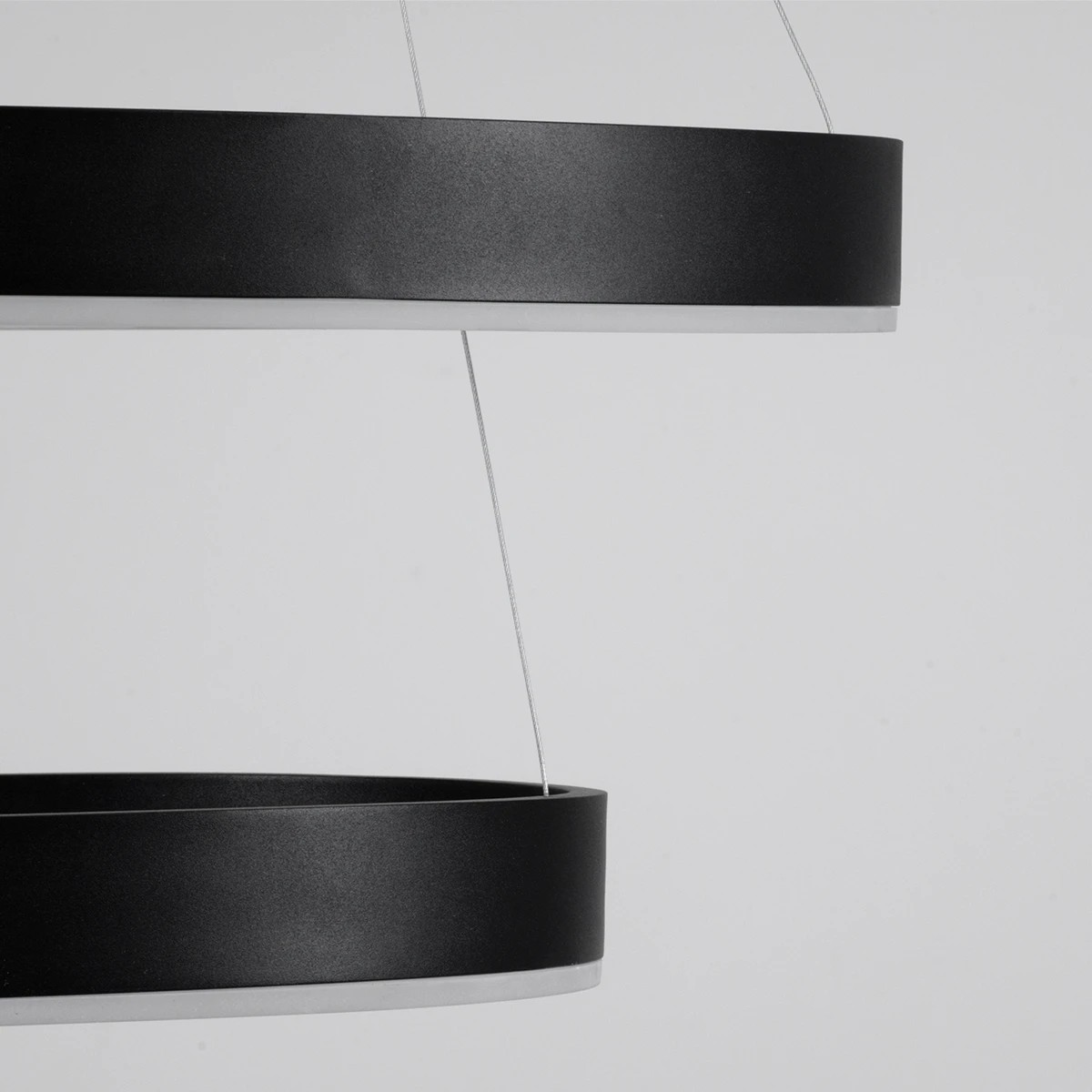 kelvo® VENOM KLV-101-0196-V2 Κρεμαστό Φωτιστικό Οροφής LED 75W 7500lm 120° AC 220-240V IP20 Ρυθμιζόμενο Λευκό CCT με Χειριστήριο από 2700K έως 6000K Dimmable - Lumileds SMD Chip - Μαύρο Ματ - Μ60 x Π60 x Υ40cm - 3 Χρόνια Εγγύηση - Image 7