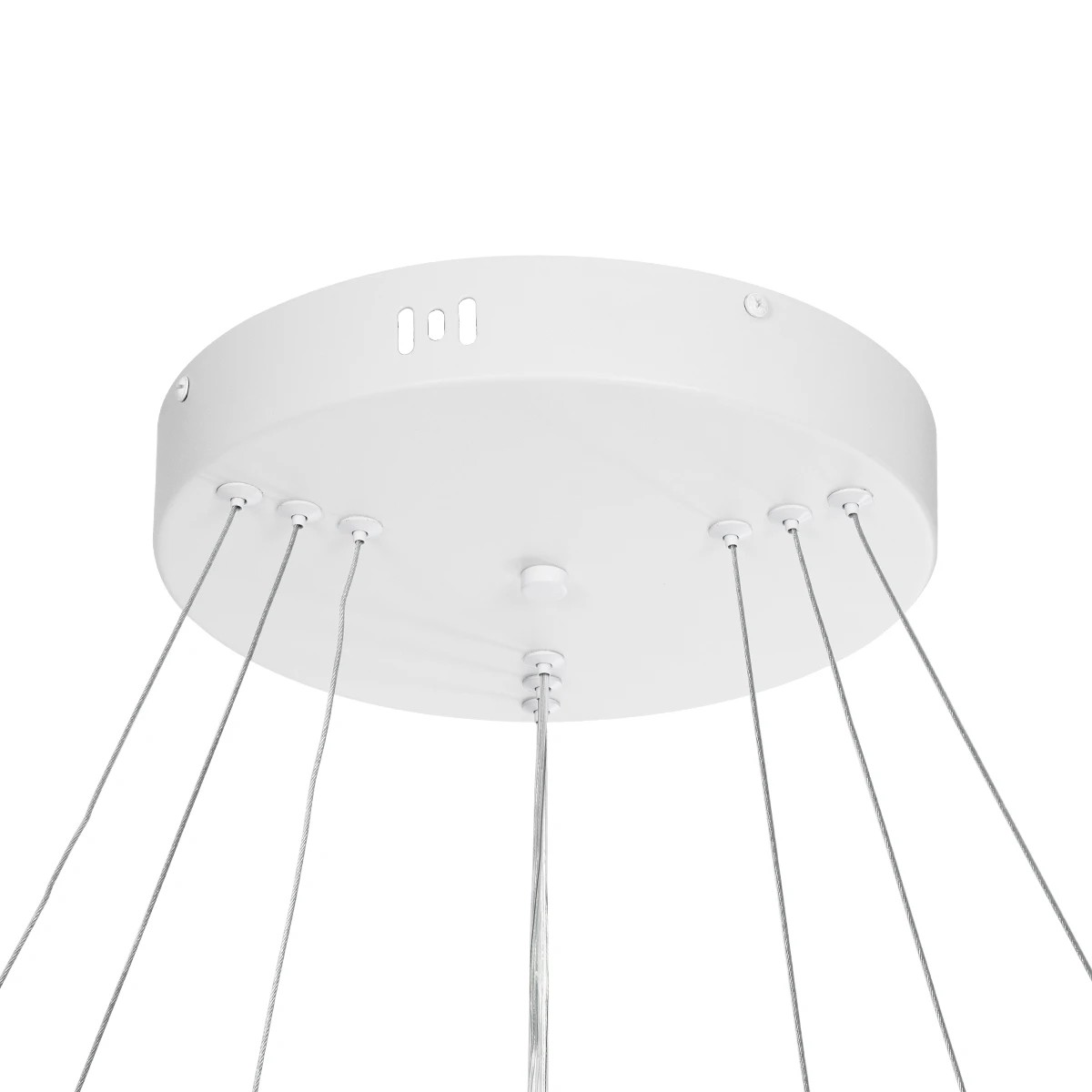 kelvo® VENOM KLV-101-0200-V2 Κρεμαστό Φωτιστικό Οροφής LED 120W 12000lm 120° AC 220-240V IP20 Ρυθμιζόμενο Λευκό CCT με Χειριστήριο από 2700K έως 6000K Dimmable - Lumileds SMD Chip - Λευκό Ματ - Μ80 x Π80 x Υ80cm - 3 Χρόνια Εγγύηση - Image 8