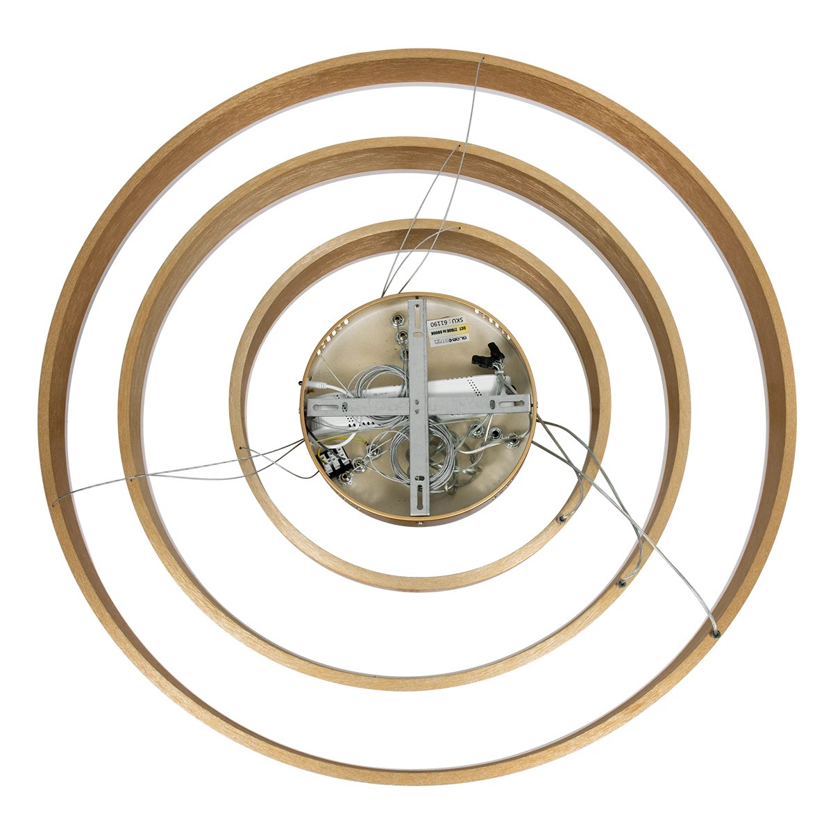 kelvo® VENOM KLV-101-0201-V2 Κρεμαστό Φωτιστικό Οροφής LED 120W 12000lm 120° AC 220-240V IP20 Ρυθμιζόμενο Λευκό CCT με Χειριστήριο από 2700K έως 6000K Dimmable - Lumileds SMD Chip - Χρυσό Πλατίνα - Μ80 x Π80 x Υ80cm - 3 Χρόνια Εγγύηση - Image 9