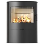 KRATKI ROLLO/2 10KW (70-90M2) ΕΝΕΡΓΕΙΑΚΗ ΣΟΜΠΑ ΞΥΛΟΥ ΑΠΟ ΧΑΛΥΒΑ ΜΕ ΛΕΥΚΑ ΚΕΡΑΜΙΚΑ TERMOTEC