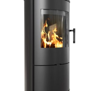 KRATKI ROLLO/BLACK 8KW ECODESIGN (50-70M2) ΕΝΕΡΓΕΙΑΚΗ ΣΟΜΠΑ ΞΥΛΟΥ ΑΠΟ ΧΑΛΥΒΑ ΜΕ ΕΠΕΝΔΥΣΗ ΑΠΟ ΜΑΥΡΑ ΚΕΡΑΜΙΚΑ TERMOTEC