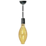 ΦΩΤ E27 ΑΝΑΡΤ.ΓΡΑΦΙT.ΚΟΙΛΗ ΡΟΖΕΤΑ ΜΕ ΓΥΑΛΙ ΜΕΛΙ ΓΥΑΛΙ - 21-115811