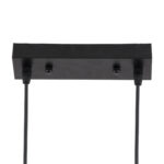GloboStar® VERONA 00586 Μοντέρνο Κρεμαστό Φωτιστικό Ράγα Τρίφωτο 3 x E27 IP20 Μαύρο & Χρυσό Μέταλλο - Μ50 x Π28 x Υ20cm - Image 8