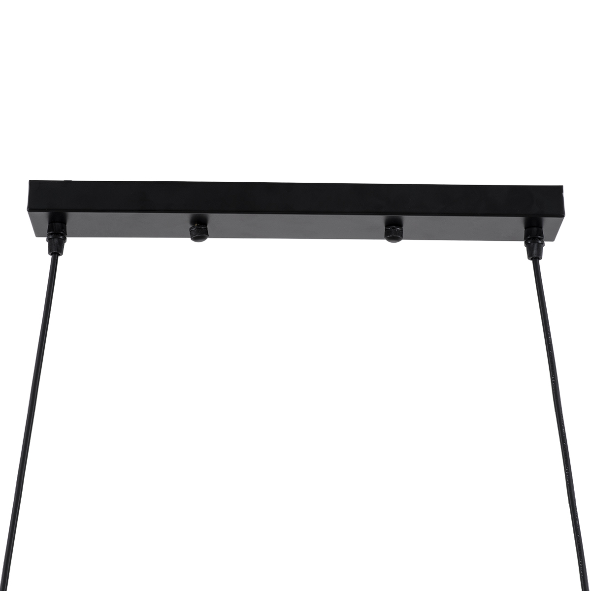 GloboStar® VERONA 00588 Μοντέρνο Κρεμαστό Φωτιστικό Ράγα Πολύφωτο 9 x E27 Μαύρο & Χρυσό Μέταλλο - Μ140 x Π28 x Υ20cm - Image 8