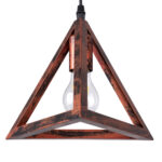 GloboStar® TRIANGLE 00609 Μοντέρνο Κρεμαστό Φωτιστικό Ράγα Πολύφωτο 5 x E27 IP20 Χάλκινο Μέταλλο - Μ170 x Π22 x Y130cm - Image 6
