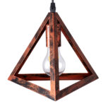 GloboStar® TRIANGLE 00623 Μοντέρνο Κρεμαστό Φωτιστικό Ράγα Τρίφωτο 3 x E27 IP20 Χάλκινο Μέταλλο - Μ70 x Π22 x Y130cm - Image 8