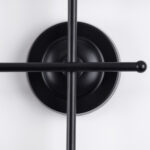 GloboStar® PIPING 00664 Vintage Επιτοίχιο Φωτιστικό Πολύφωτο 6 x E27 IP20 Μαύρο Μέταλλο - Μ66 x Π9.5 x Υ49cm - Image 6