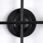 GloboStar® PIPING 00667-1 Vintage Φωτιστικό Οροφής Πλέγμα Πολύφωτο 12 x E27 IP20 Μαύρο Μέταλλο - Μ78.5 x Π9.5 x Υ64cm - Image 6