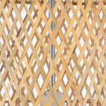 GloboStar® CALERO 00670 Boho Κρεμαστό Φωτιστικό Καμπάνα Μονόφωτο 1 x E27 IP20 Μπεζ Ξύλο - Μ60 x Π60 x Y120cm - Image 8