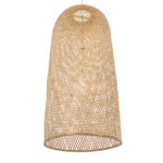 GloboStar® CALERO 00671 Boho Κρεμαστό Φωτιστικό Καμπάνα Μονόφωτο 1 x E27 IP20 Μπεζ Ξύλο - Μ50 x Π50 x Y110cm - Image 5