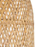 GloboStar® CALERO 00671 Boho Κρεμαστό Φωτιστικό Καμπάνα Μονόφωτο 1 x E27 IP20 Μπεζ Ξύλο - Μ50 x Π50 x Y110cm - Image 7