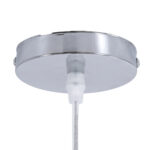 GloboStar® CALERO 00671 Boho Κρεμαστό Φωτιστικό Καμπάνα Μονόφωτο 1 x E27 IP20 Μπεζ Ξύλο - Μ50 x Π50 x Y110cm - Image 9